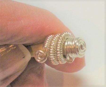 Judy Larson's Coiled Wire End Caps - , Findings & Components, Toggles & Clasps, Earwire & Headpin, Coiling, Coiling Wire, Wire Coiling, coiled wire end caps